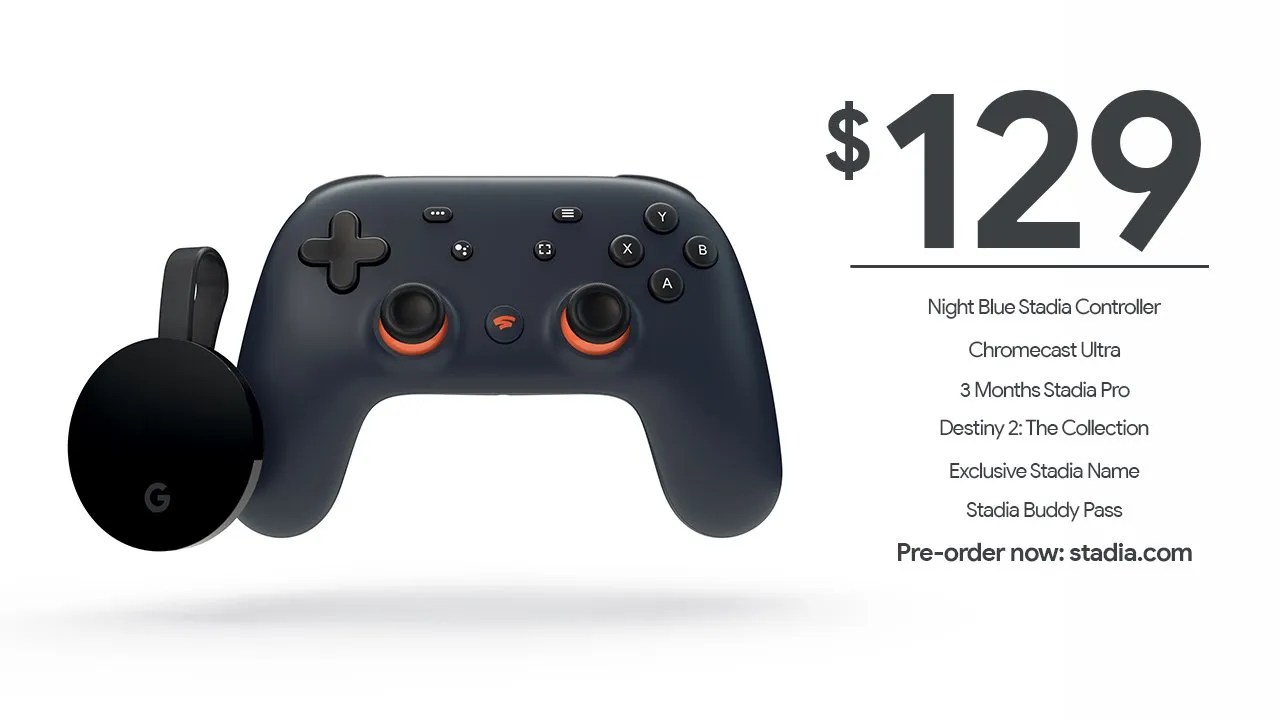 Google Stadia controller